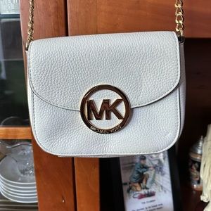 Michael Kors “MK” logo small crossbody purse.